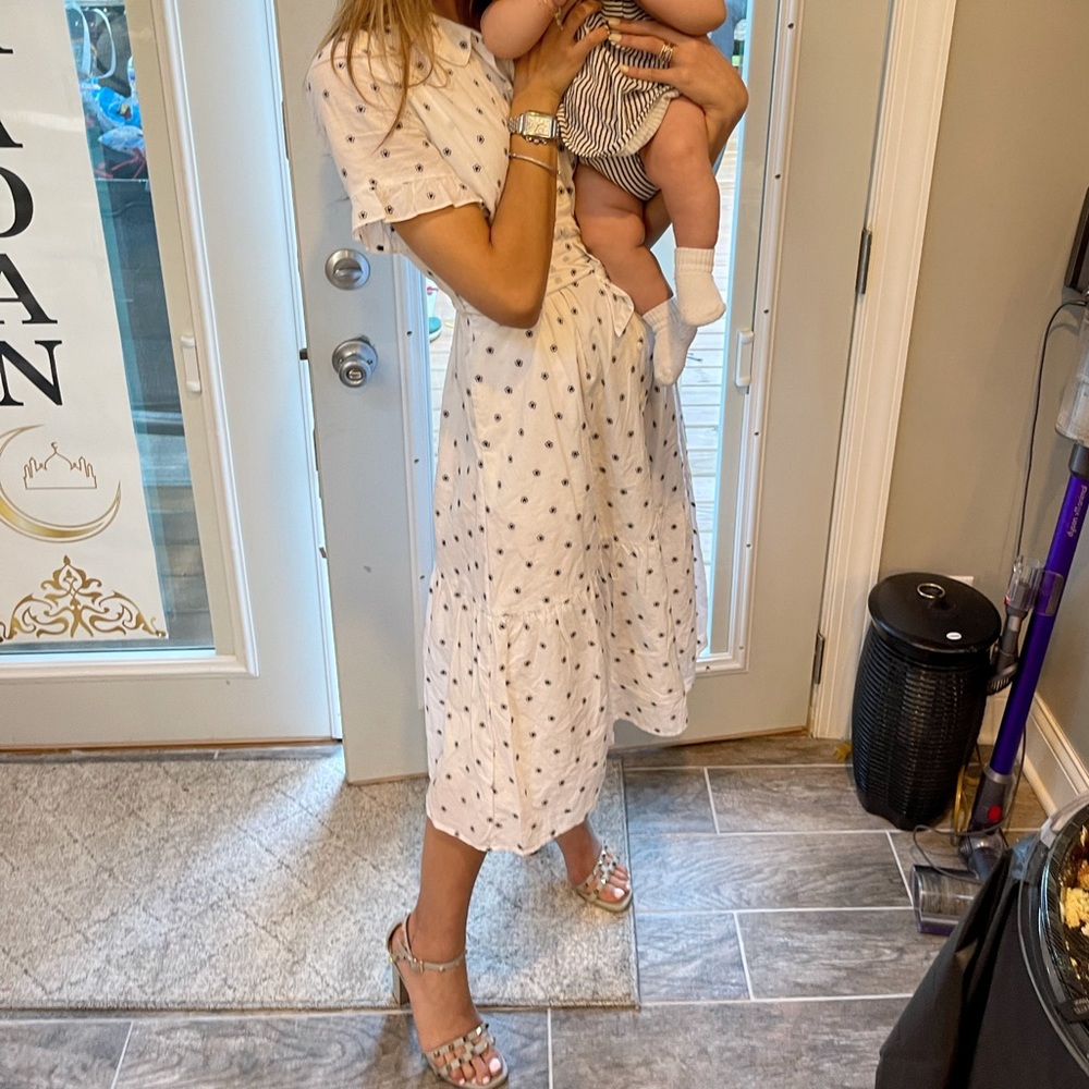 Alex Mill Daisy Field Cotton Shirt Dress Size X-Small